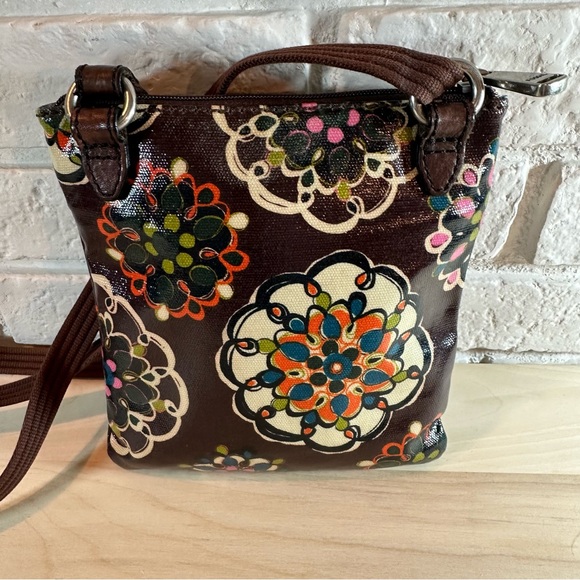 Fossil Key Per Waxed Canvas Crossbody Bag - Picture 2 of 8